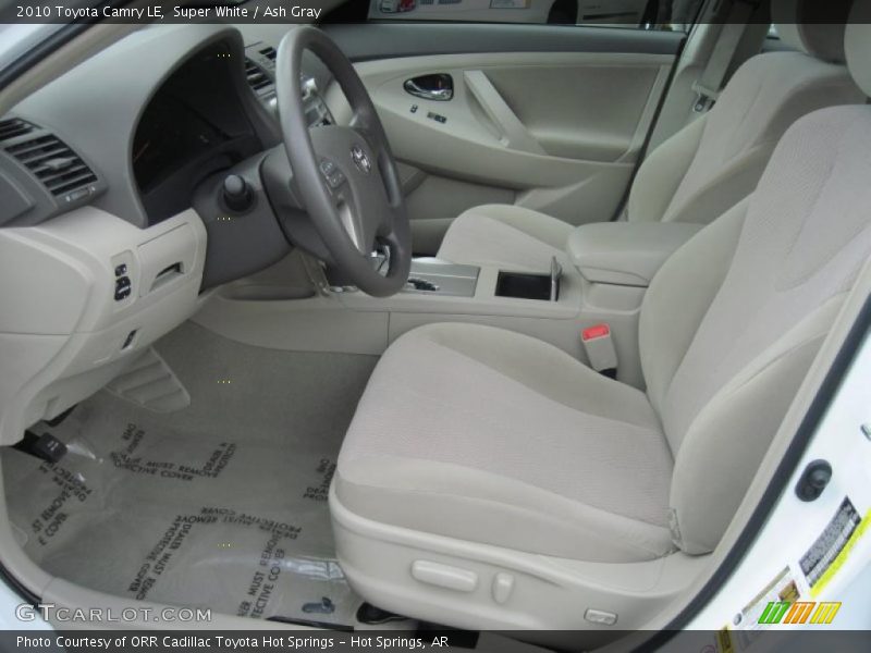 Super White / Ash Gray 2010 Toyota Camry LE