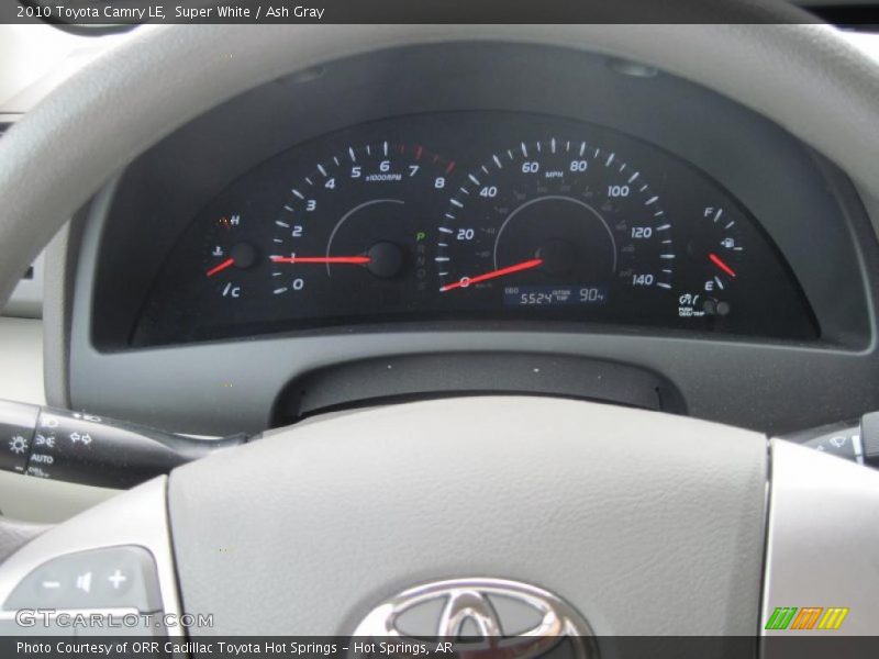 Super White / Ash Gray 2010 Toyota Camry LE