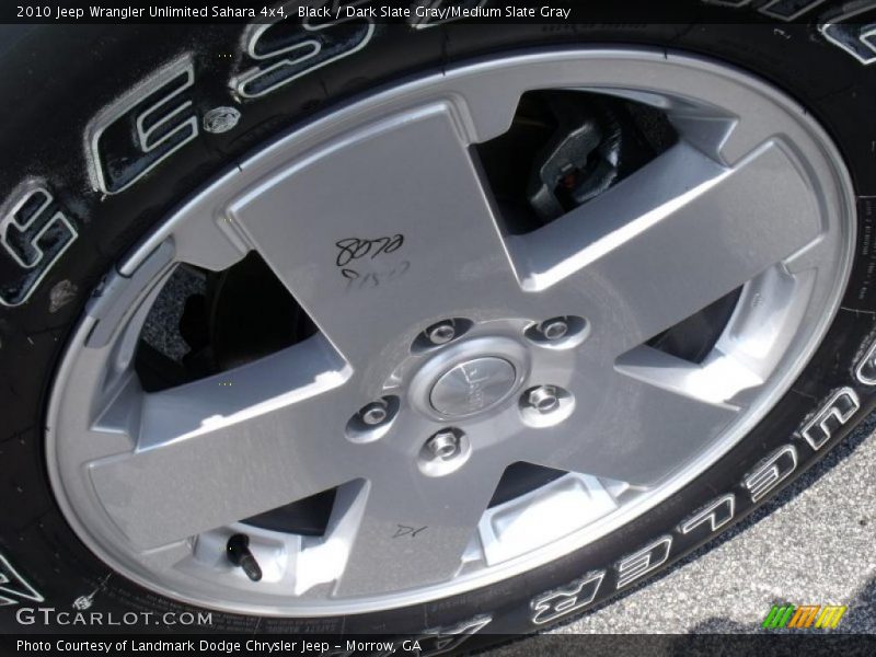 Black / Dark Slate Gray/Medium Slate Gray 2010 Jeep Wrangler Unlimited Sahara 4x4