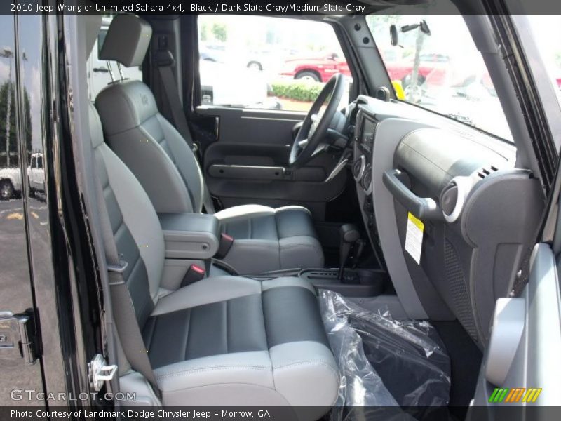 Black / Dark Slate Gray/Medium Slate Gray 2010 Jeep Wrangler Unlimited Sahara 4x4