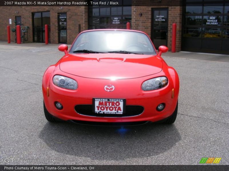 True Red / Black 2007 Mazda MX-5 Miata Sport Hardtop Roadster