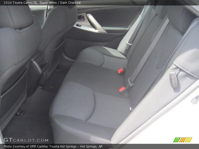 Super White / Dark Charcoal 2010 Toyota Camry SE