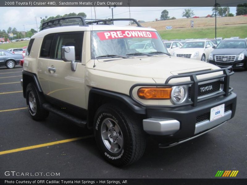 Sandstorm Metallic / Dark Charcoal 2008 Toyota FJ Cruiser 4WD