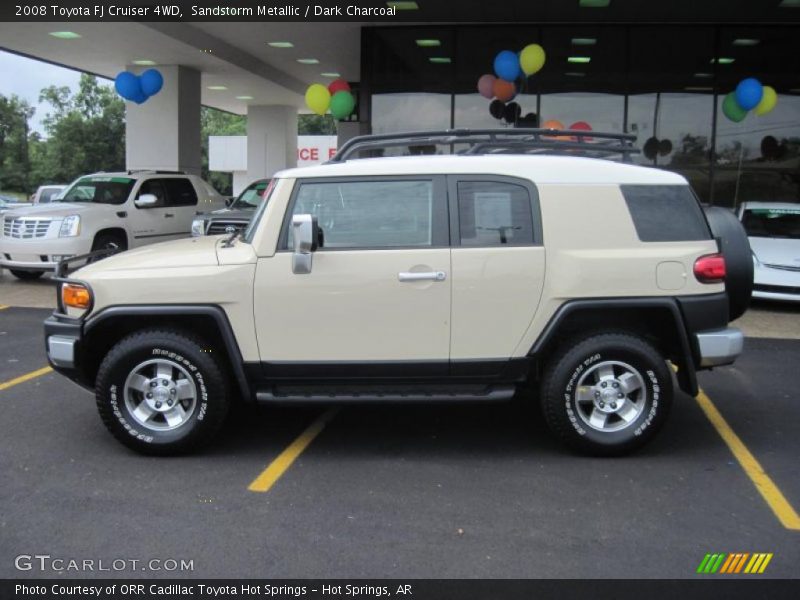 Sandstorm Metallic / Dark Charcoal 2008 Toyota FJ Cruiser 4WD