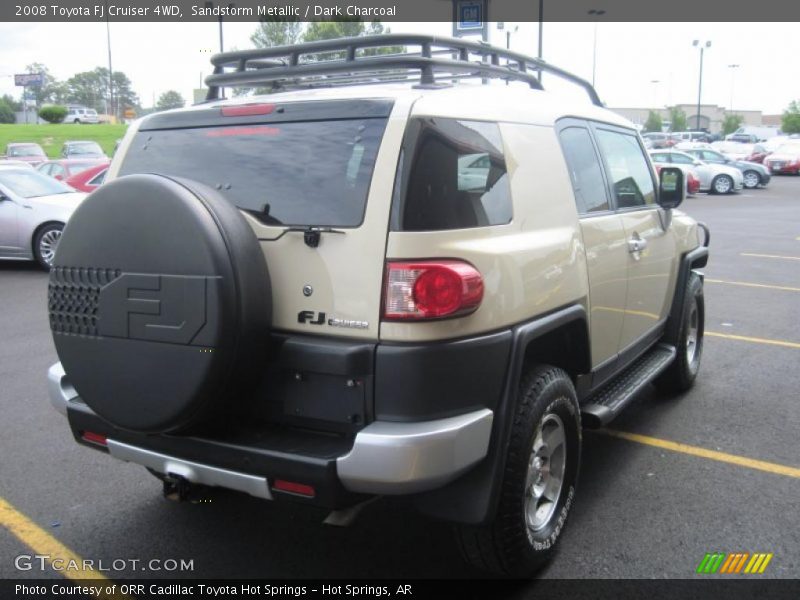 Sandstorm Metallic / Dark Charcoal 2008 Toyota FJ Cruiser 4WD