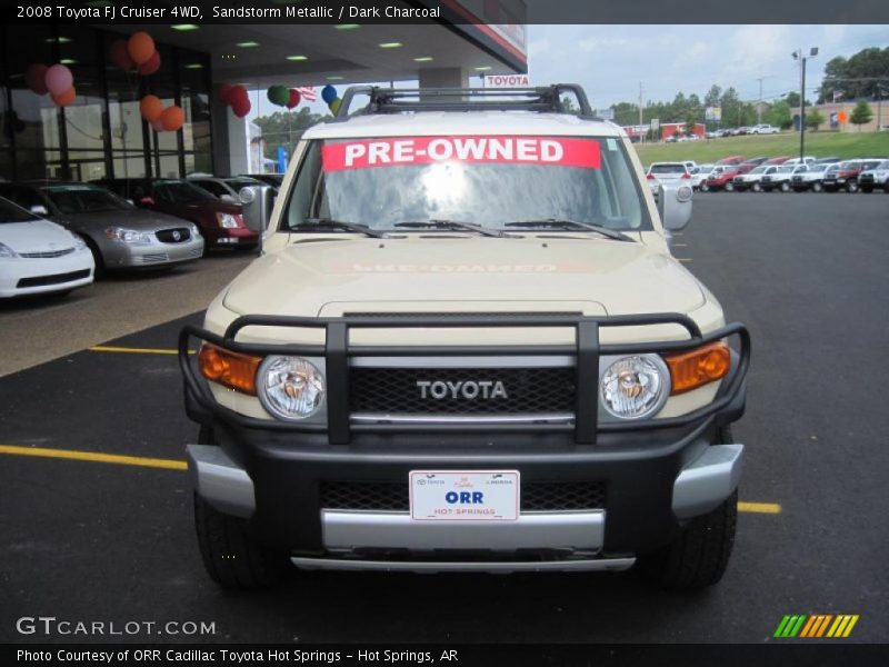 Sandstorm Metallic / Dark Charcoal 2008 Toyota FJ Cruiser 4WD