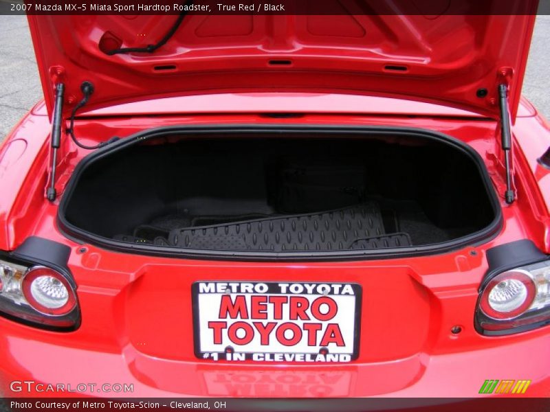 True Red / Black 2007 Mazda MX-5 Miata Sport Hardtop Roadster