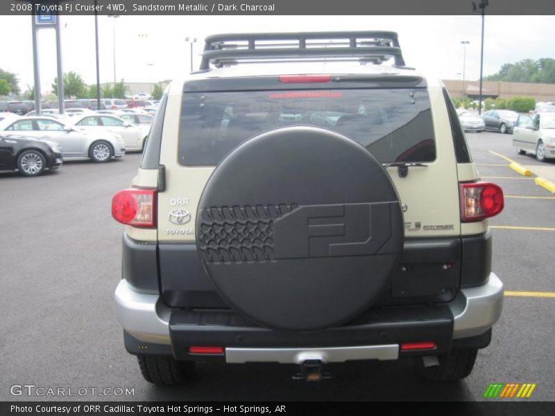 Sandstorm Metallic / Dark Charcoal 2008 Toyota FJ Cruiser 4WD
