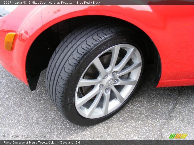 True Red / Black 2007 Mazda MX-5 Miata Sport Hardtop Roadster