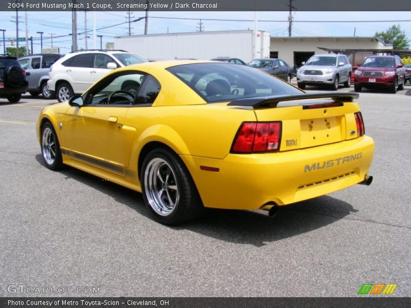Screaming Yellow / Dark Charcoal 2004 Ford Mustang Mach 1 Coupe