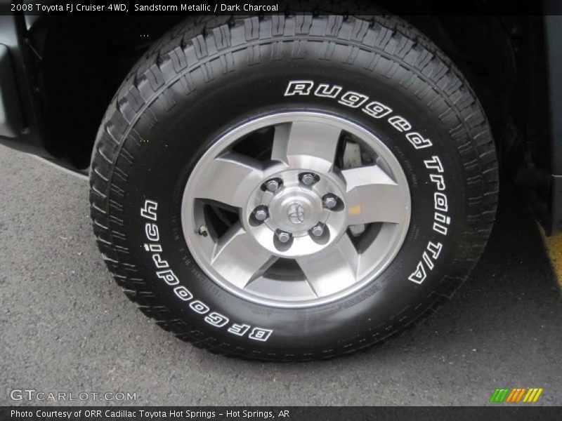 Sandstorm Metallic / Dark Charcoal 2008 Toyota FJ Cruiser 4WD
