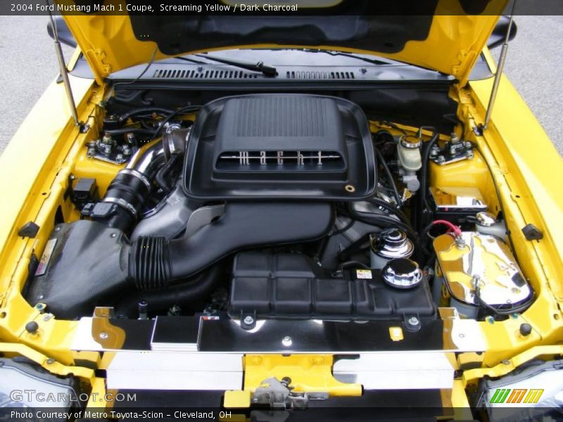 Screaming Yellow / Dark Charcoal 2004 Ford Mustang Mach 1 Coupe