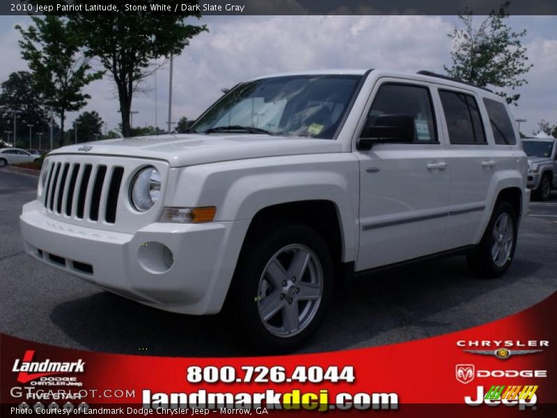 Stone White / Dark Slate Gray 2010 Jeep Patriot Latitude