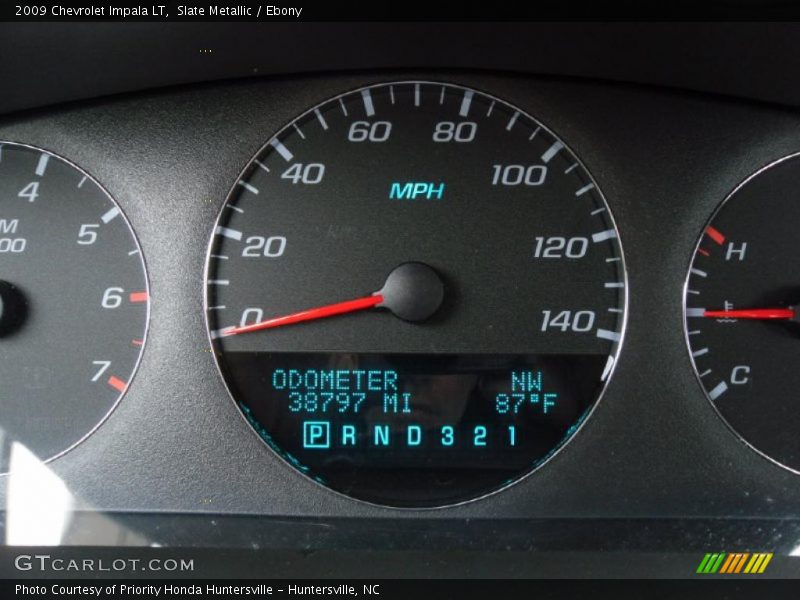 Slate Metallic / Ebony 2009 Chevrolet Impala LT