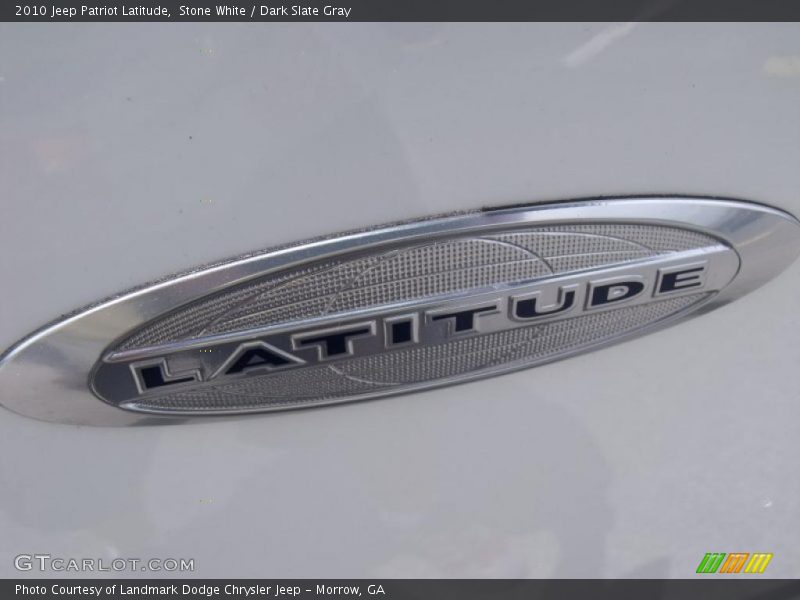 Stone White / Dark Slate Gray 2010 Jeep Patriot Latitude