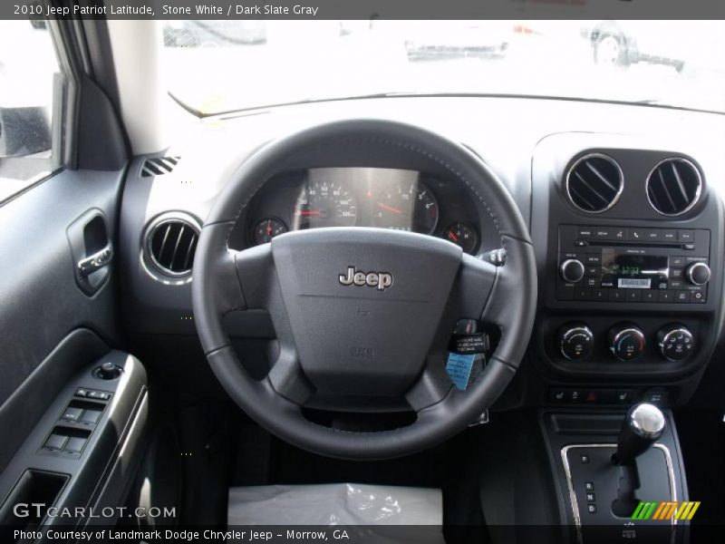 Stone White / Dark Slate Gray 2010 Jeep Patriot Latitude