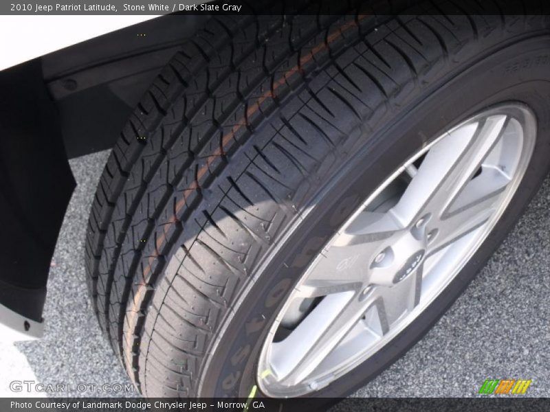 Stone White / Dark Slate Gray 2010 Jeep Patriot Latitude