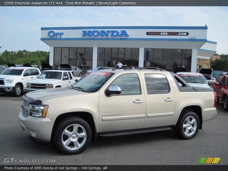 Gold Mist Metallic / Ebony/Light Cashmere 2008 Chevrolet Avalanche LTZ 4x4
