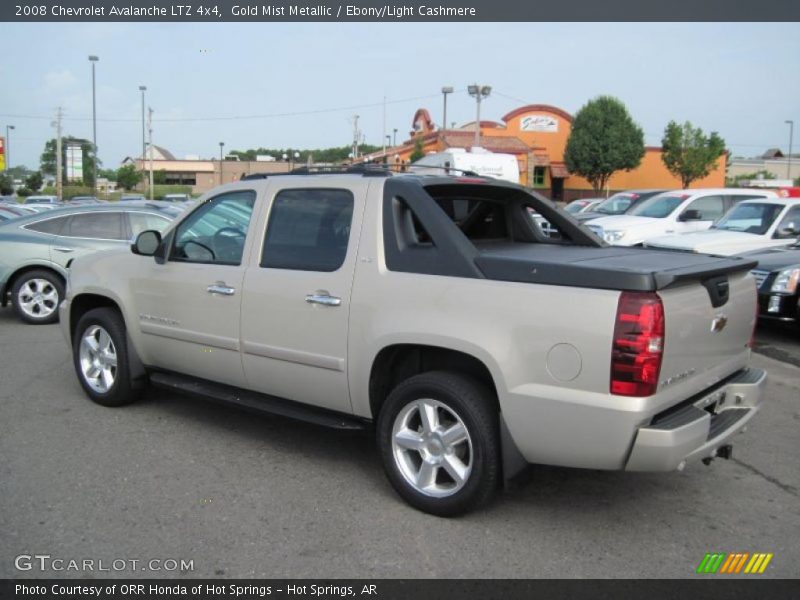 Gold Mist Metallic / Ebony/Light Cashmere 2008 Chevrolet Avalanche LTZ 4x4