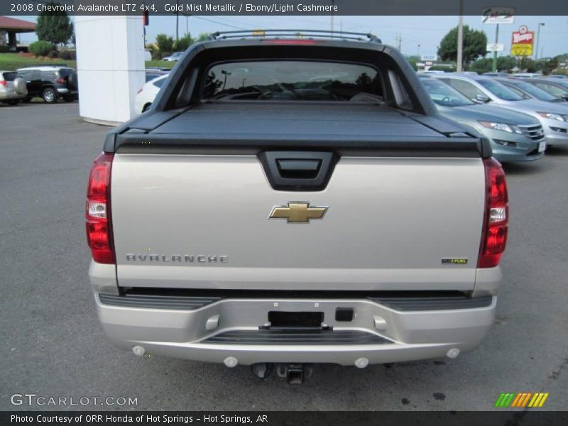 Gold Mist Metallic / Ebony/Light Cashmere 2008 Chevrolet Avalanche LTZ 4x4