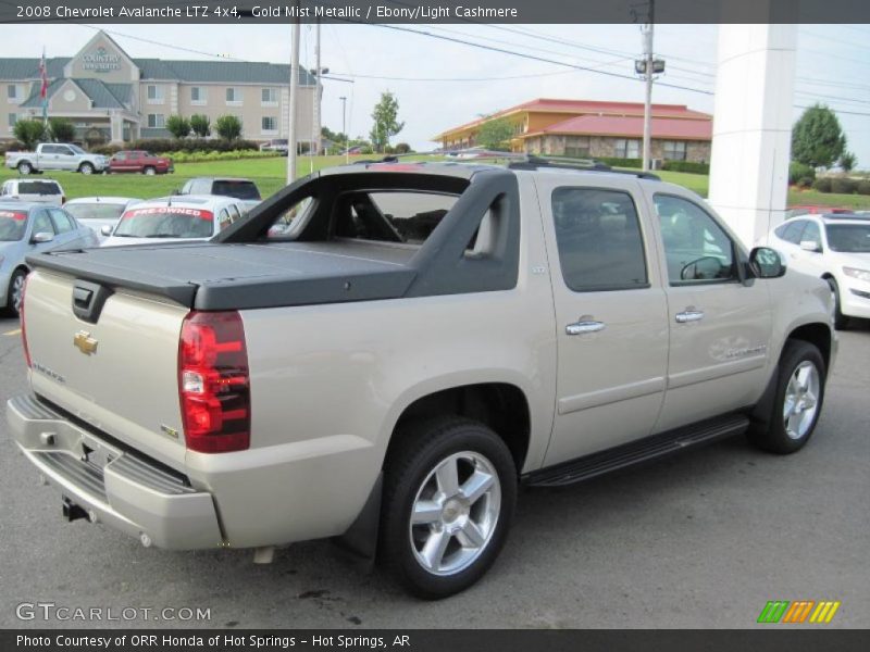 Gold Mist Metallic / Ebony/Light Cashmere 2008 Chevrolet Avalanche LTZ 4x4