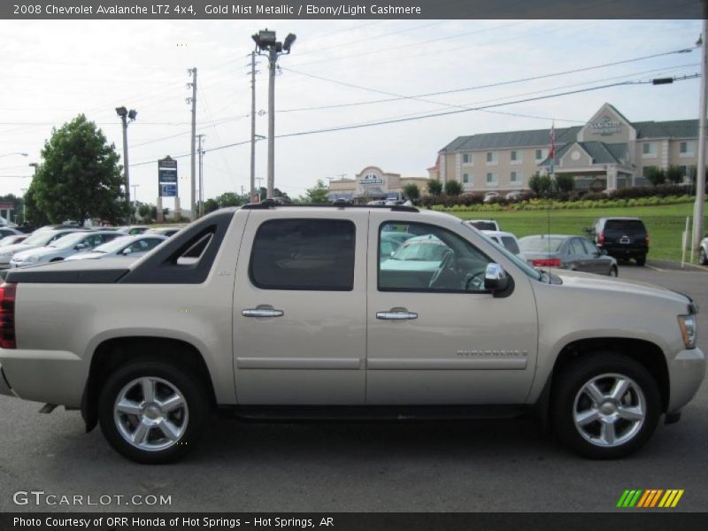 Gold Mist Metallic / Ebony/Light Cashmere 2008 Chevrolet Avalanche LTZ 4x4
