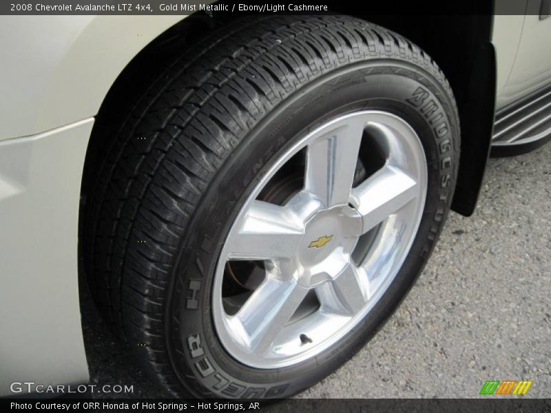 Gold Mist Metallic / Ebony/Light Cashmere 2008 Chevrolet Avalanche LTZ 4x4