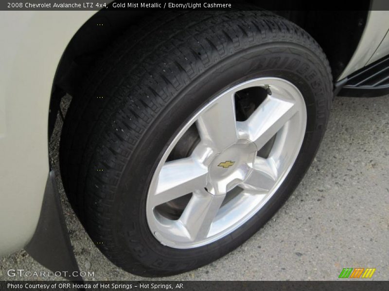 Gold Mist Metallic / Ebony/Light Cashmere 2008 Chevrolet Avalanche LTZ 4x4