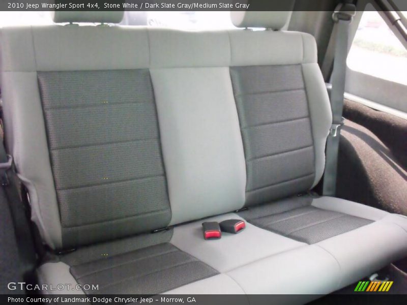 Stone White / Dark Slate Gray/Medium Slate Gray 2010 Jeep Wrangler Sport 4x4