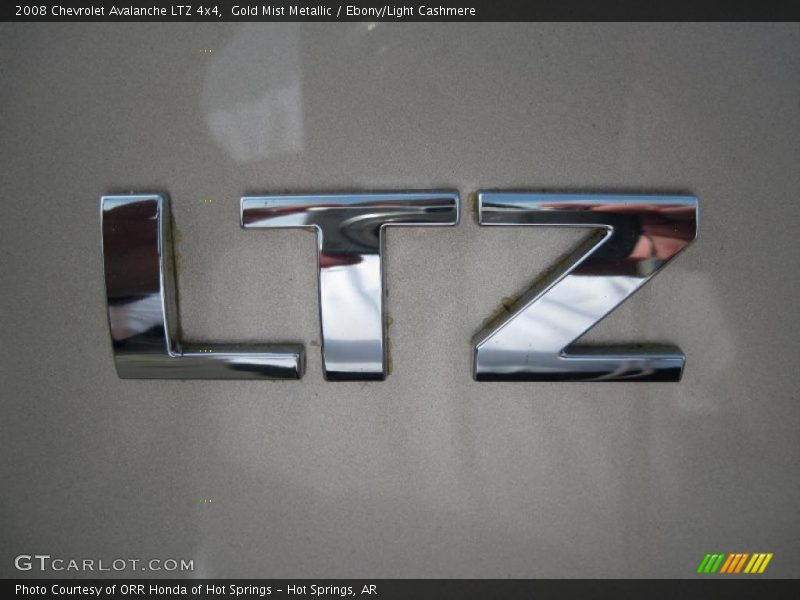 Gold Mist Metallic / Ebony/Light Cashmere 2008 Chevrolet Avalanche LTZ 4x4