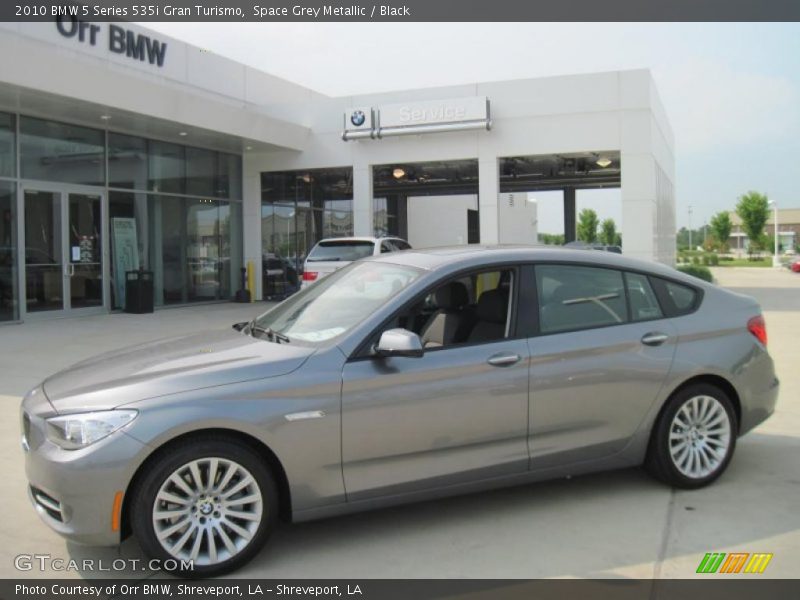 Space Grey Metallic / Black 2010 BMW 5 Series 535i Gran Turismo