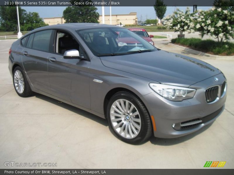 Space Grey Metallic / Black 2010 BMW 5 Series 535i Gran Turismo