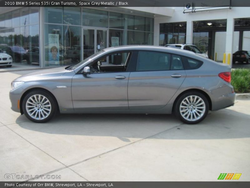 Space Grey Metallic / Black 2010 BMW 5 Series 535i Gran Turismo