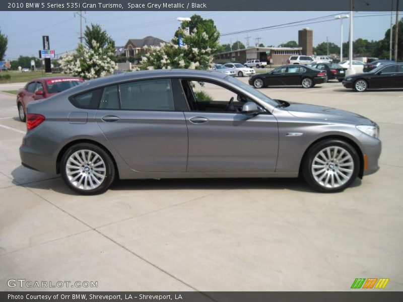 Space Grey Metallic / Black 2010 BMW 5 Series 535i Gran Turismo
