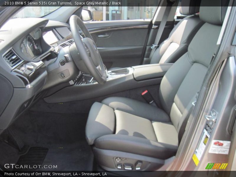 Space Grey Metallic / Black 2010 BMW 5 Series 535i Gran Turismo