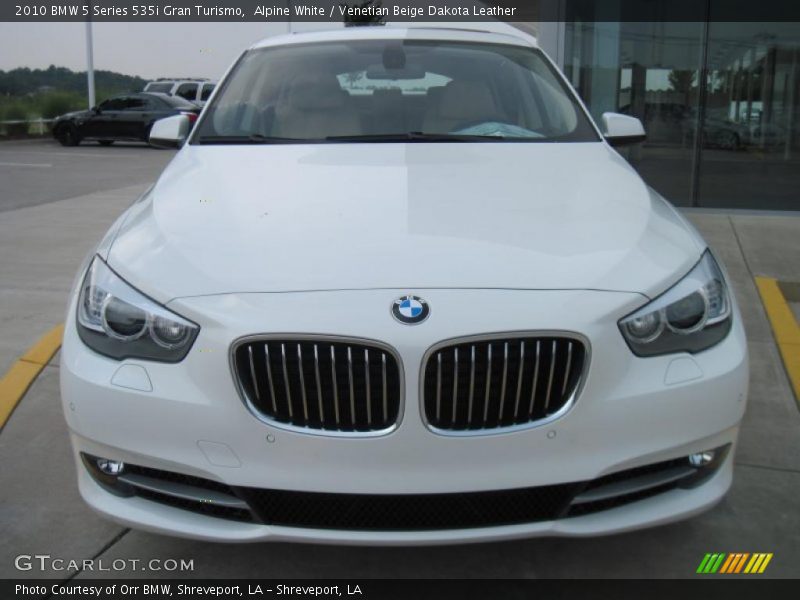 Alpine White / Venetian Beige Dakota Leather 2010 BMW 5 Series 535i Gran Turismo