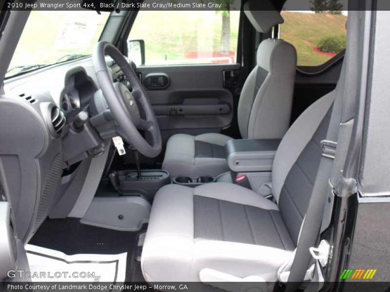 Black / Dark Slate Gray/Medium Slate Gray 2010 Jeep Wrangler Sport 4x4