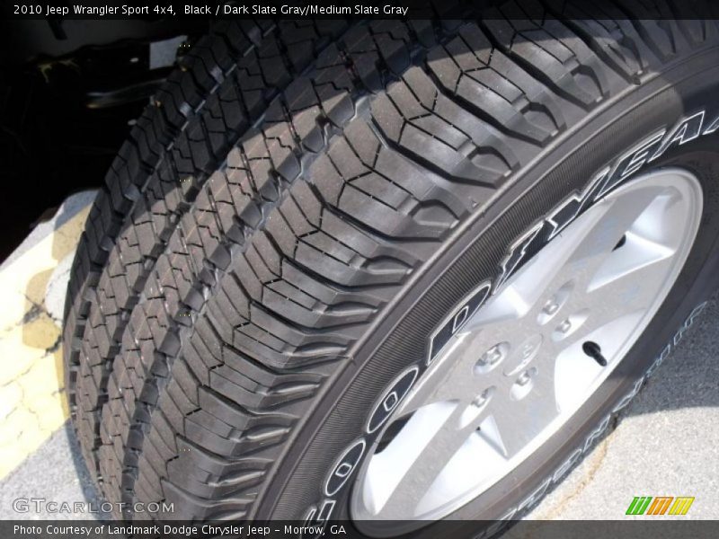 Black / Dark Slate Gray/Medium Slate Gray 2010 Jeep Wrangler Sport 4x4
