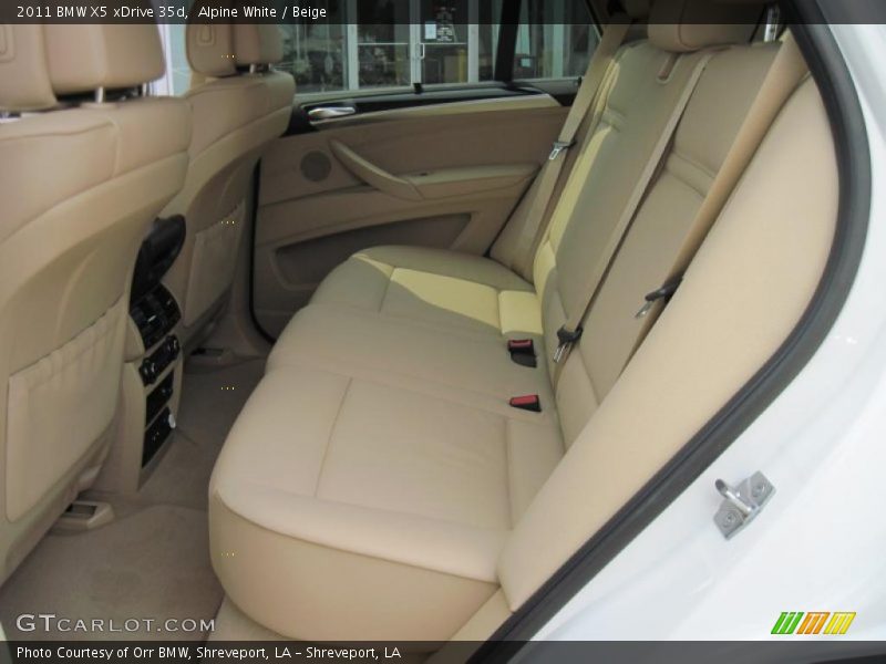 Alpine White / Beige 2011 BMW X5 xDrive 35d