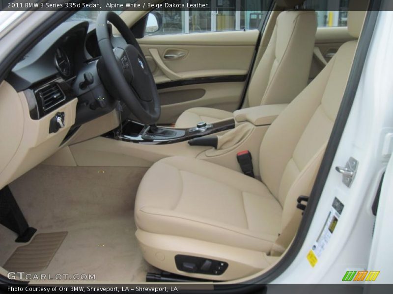  2011 3 Series 335d Sedan Beige Dakota Leather Interior