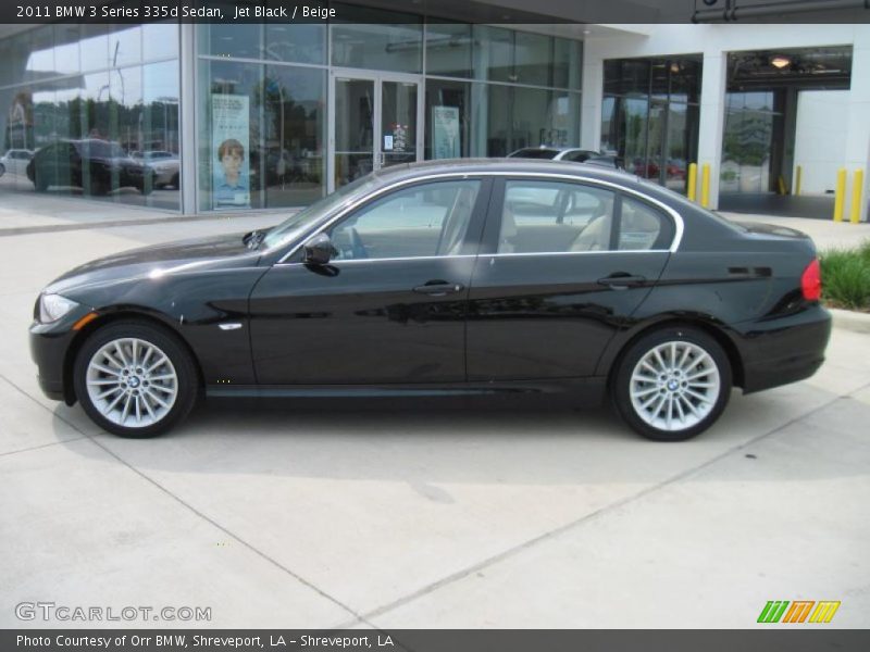 Jet Black / Beige 2011 BMW 3 Series 335d Sedan