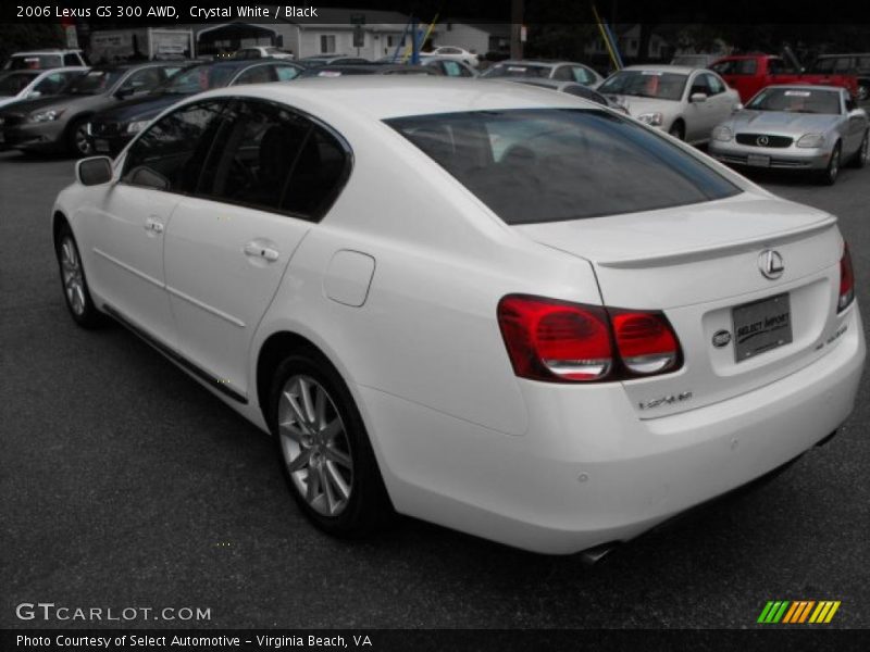 Crystal White / Black 2006 Lexus GS 300 AWD