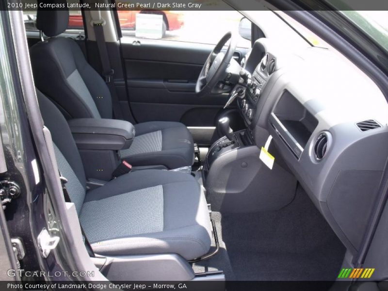 Natural Green Pearl / Dark Slate Gray 2010 Jeep Compass Latitude