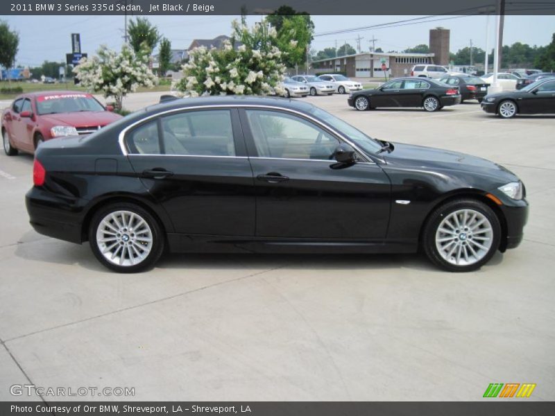 Jet Black / Beige 2011 BMW 3 Series 335d Sedan