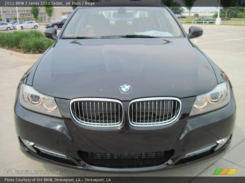 Jet Black / Beige 2011 BMW 3 Series 335d Sedan