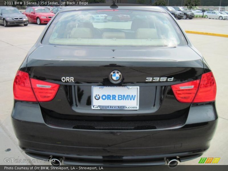 Jet Black / Beige 2011 BMW 3 Series 335d Sedan