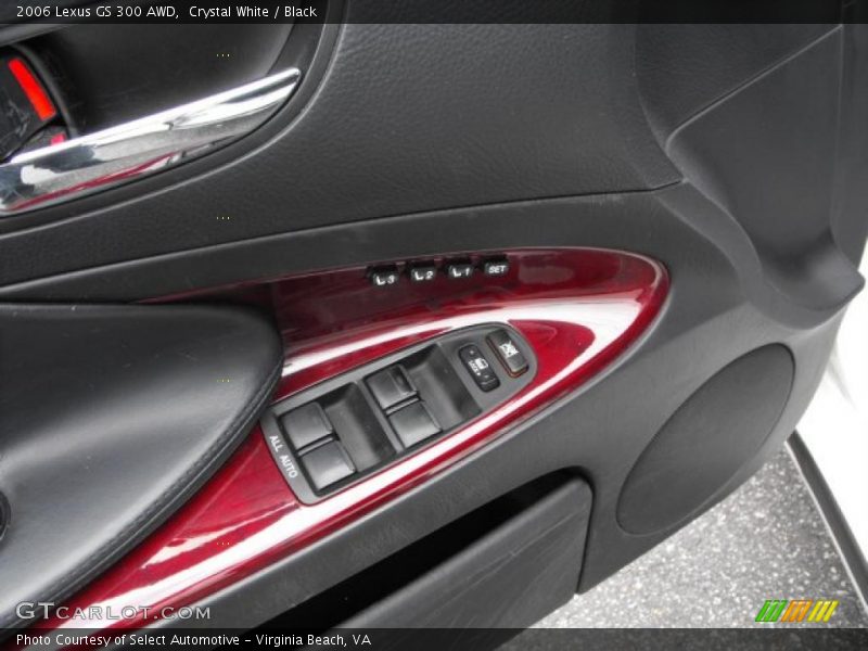 Crystal White / Black 2006 Lexus GS 300 AWD