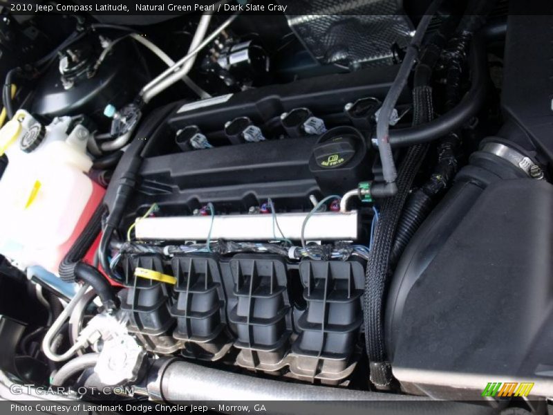 Natural Green Pearl / Dark Slate Gray 2010 Jeep Compass Latitude