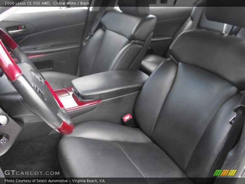 Crystal White / Black 2006 Lexus GS 300 AWD