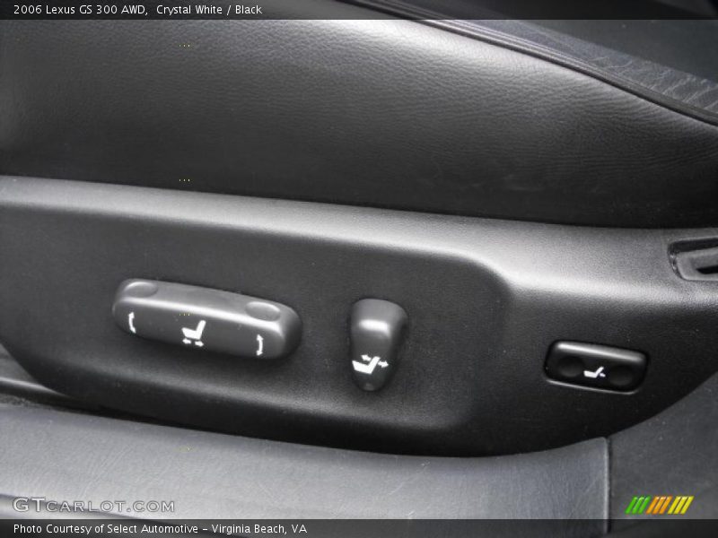 Crystal White / Black 2006 Lexus GS 300 AWD